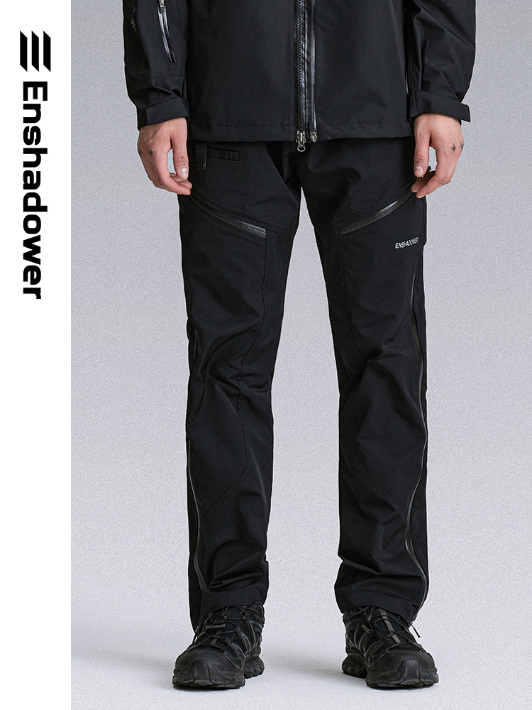 ENSHADOWER隱蔽者 光感防水拉鍊機能直筒長褲