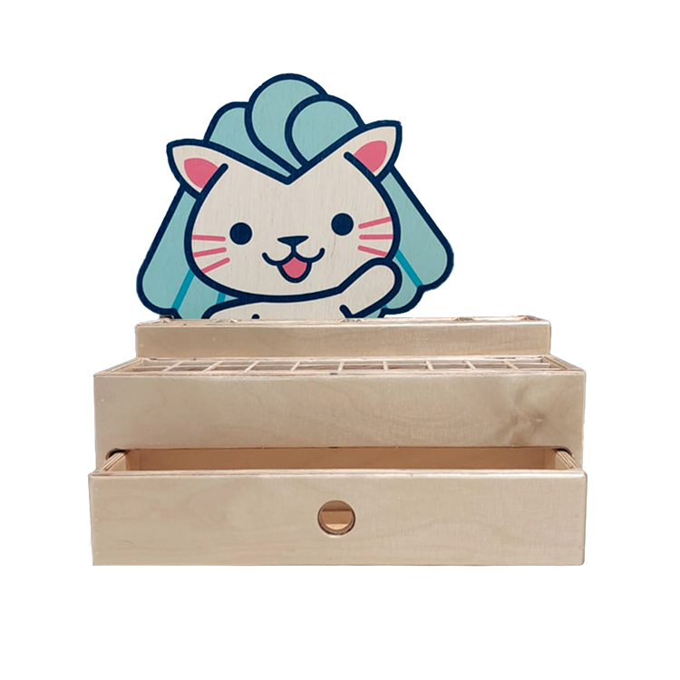 Storage Boxes with Merli Mirror