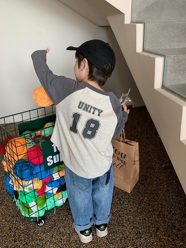 水洗棉鬆緊褲頭牛仔褲