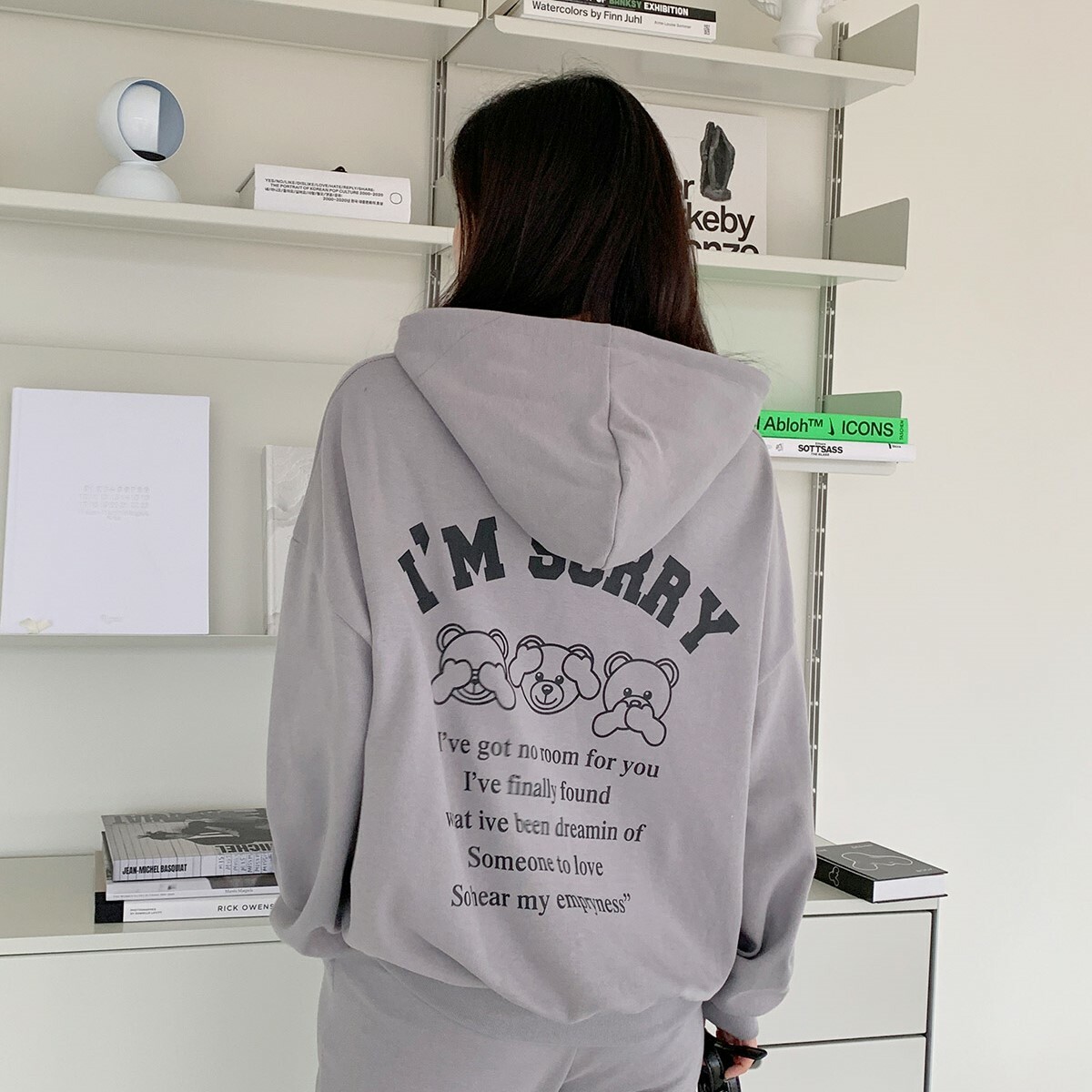 【現貨】韓國製道歉小熊I'M SORRY🐻🙈🐻🙉🐻🙊 Free Size長袖套裝