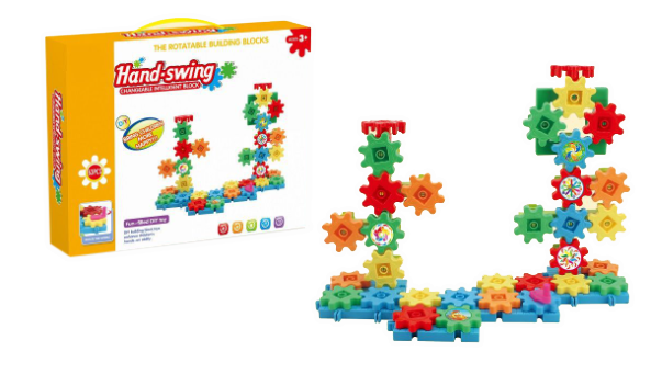 現貨區 盒裝玩具DIY拼拼樂63PCS齒輪玩具 T00168