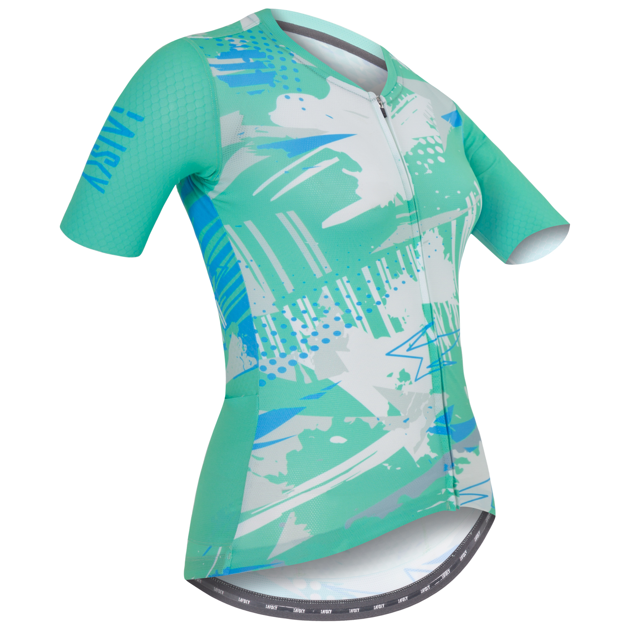 女款空力短車衣 塗裝 螢光綠