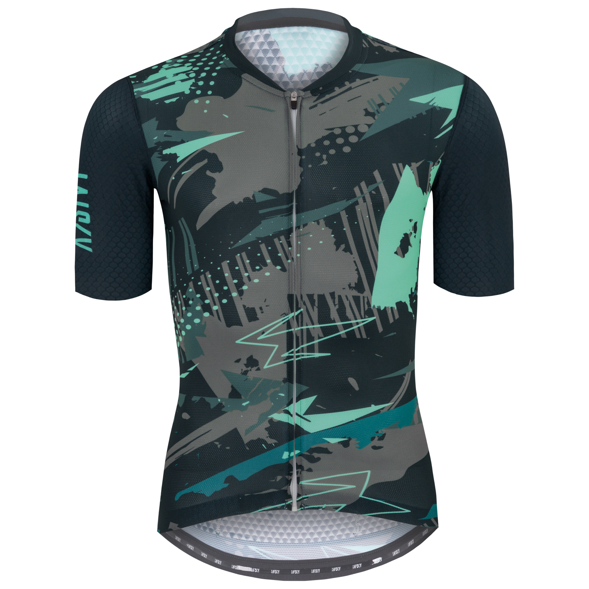 男款空力短車衣 塗裝 螢光藍