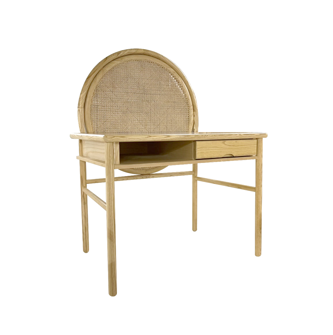 藤編抽屜書桌 LLZ-YG-378