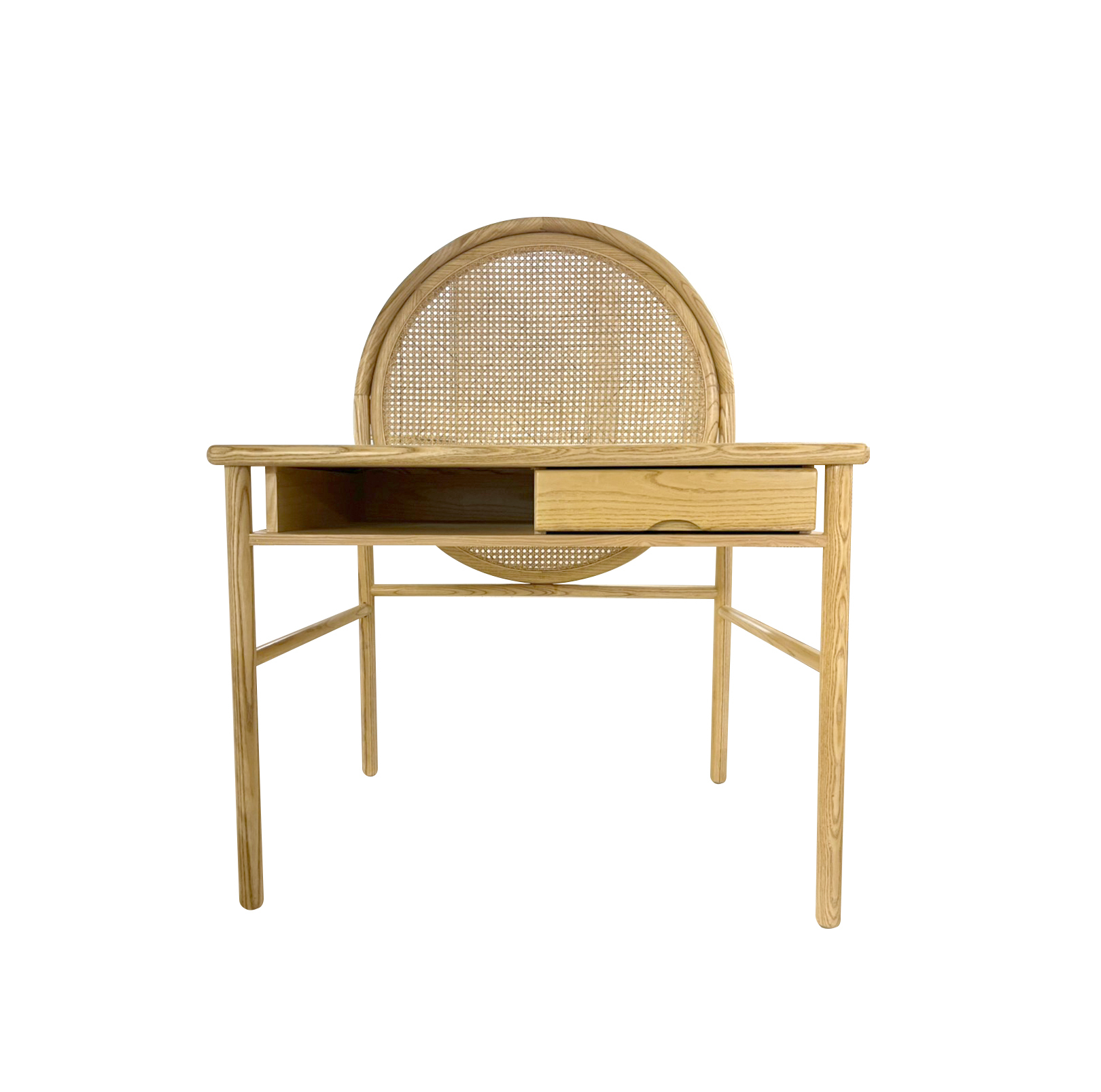 藤編抽屜書桌 LLZ-YG-378