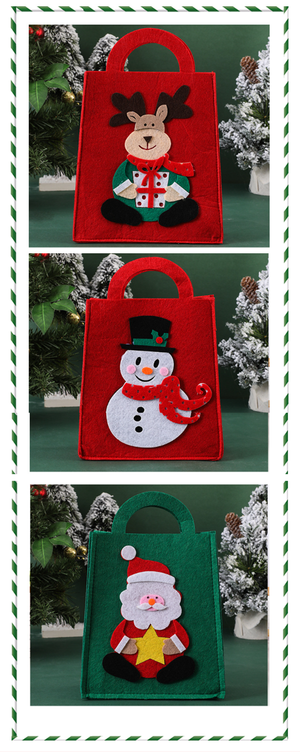 聖誕節毛氈布禮品袋系列-M3331 M3331