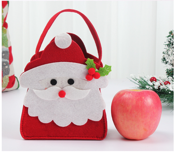 聖誕節毛氈布禮品袋系列-M1357