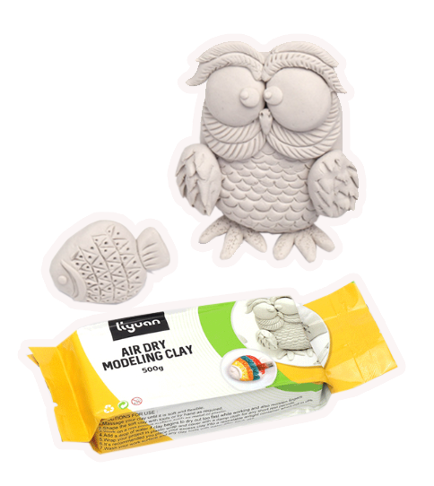 風乾陶泥500克白色 T832