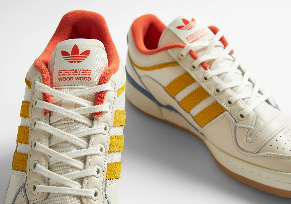 ★adidas originals x Wood Wood★コラボ★Forum Low★追跡可 Adidas x Wood Wood Forum Low スニーカー | ホワイト | FARFETCH JP