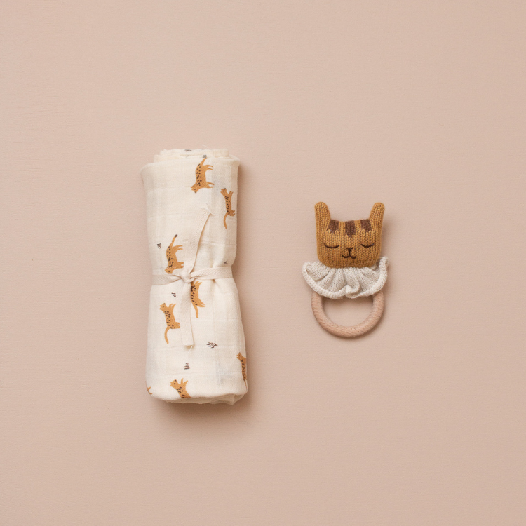 Main Sauvage 小老虎固齒器搖鈴