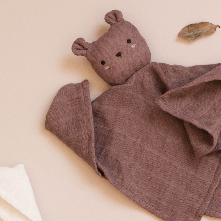 Main Sauvage 小小熊安撫巾