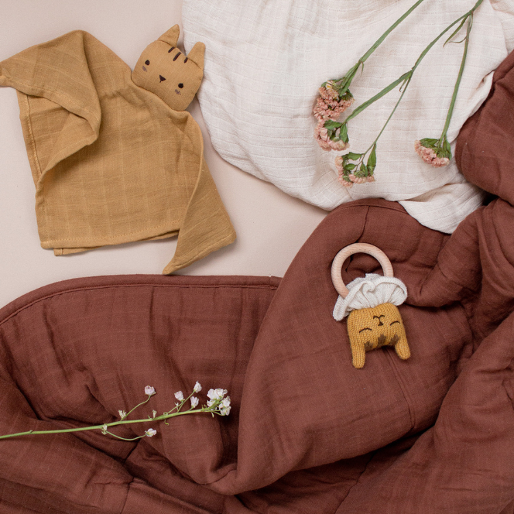 Main Sauvage 小老虎安撫巾