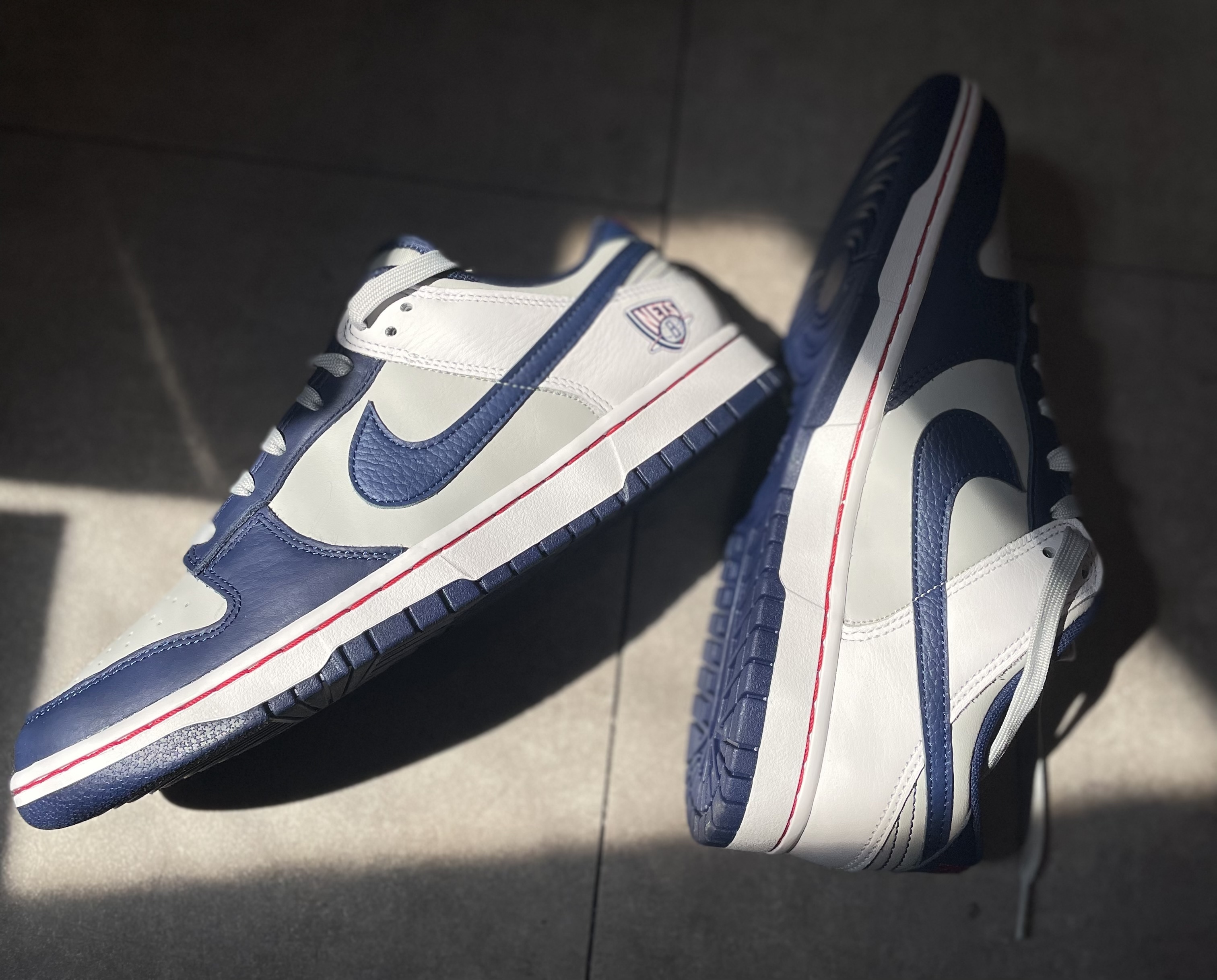 NIKE DUNK LOW EMB NBA 75th ANNIVERSARY BROOKLYN NETS