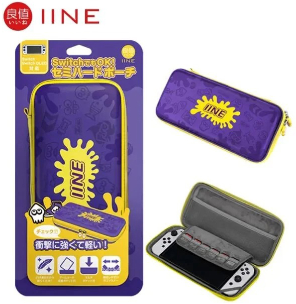 NS 良值 OLED主機包 斯普拉遁風格 紫黃 L711