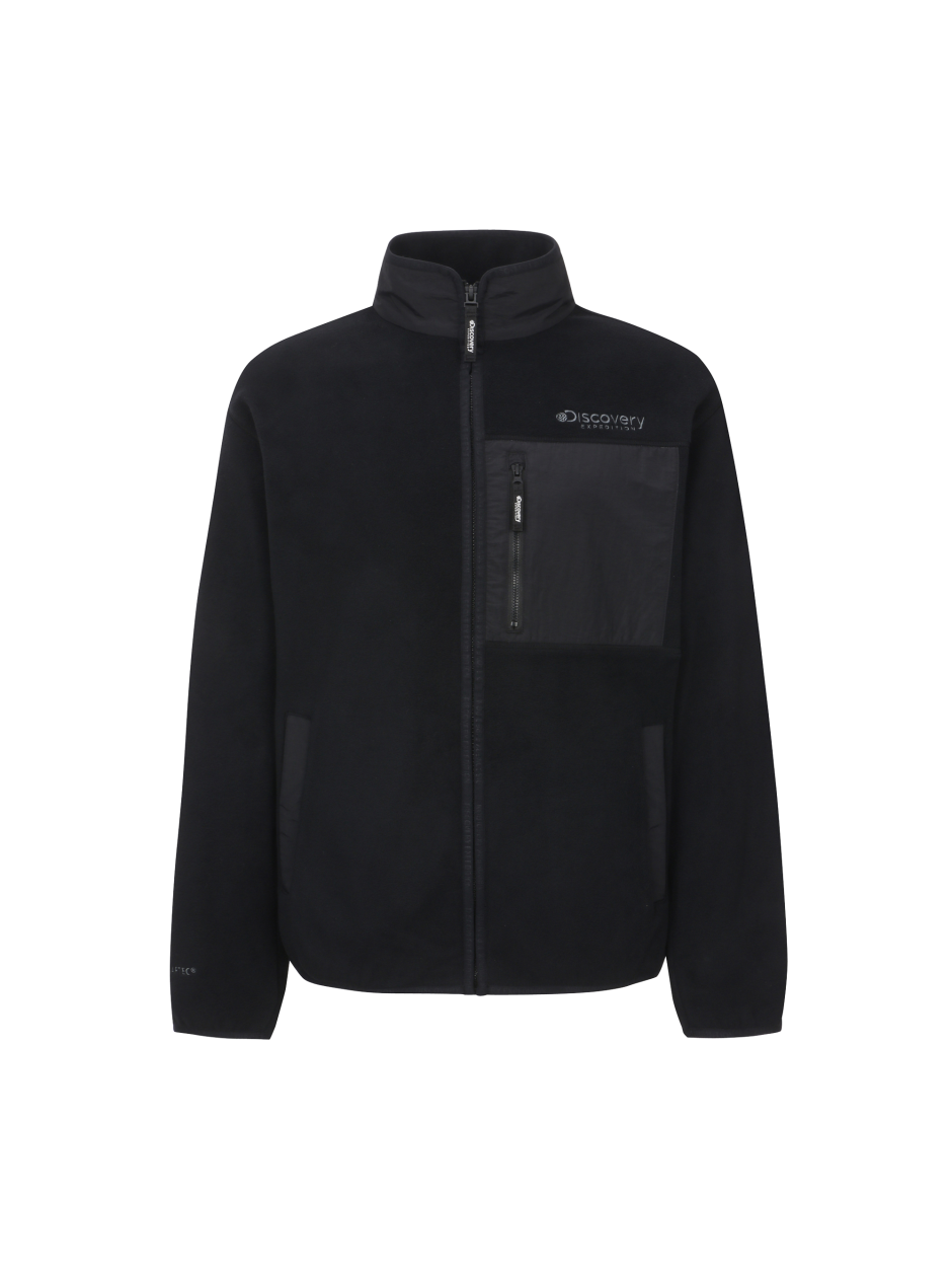 Discovery Polartec 高領夾克 外套 黑色 男
