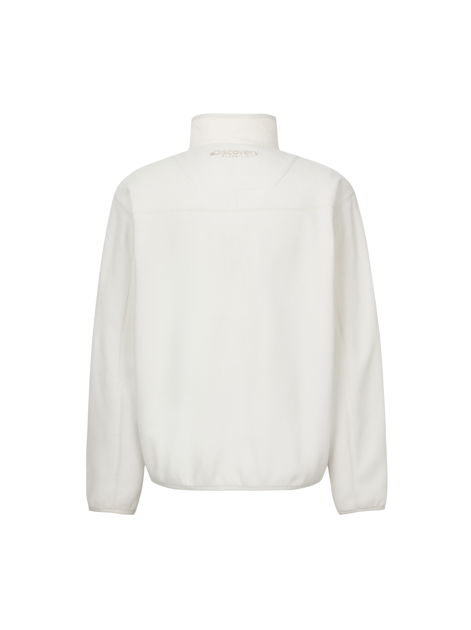 Discovery Polartec 高領夾克 外套 象牙白色 男