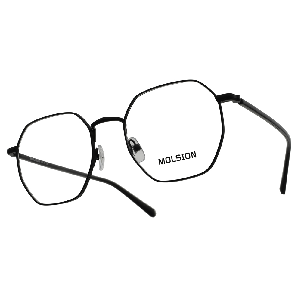 【MOLSION】MJ7195 B11 知性多邊框光學眼鏡
