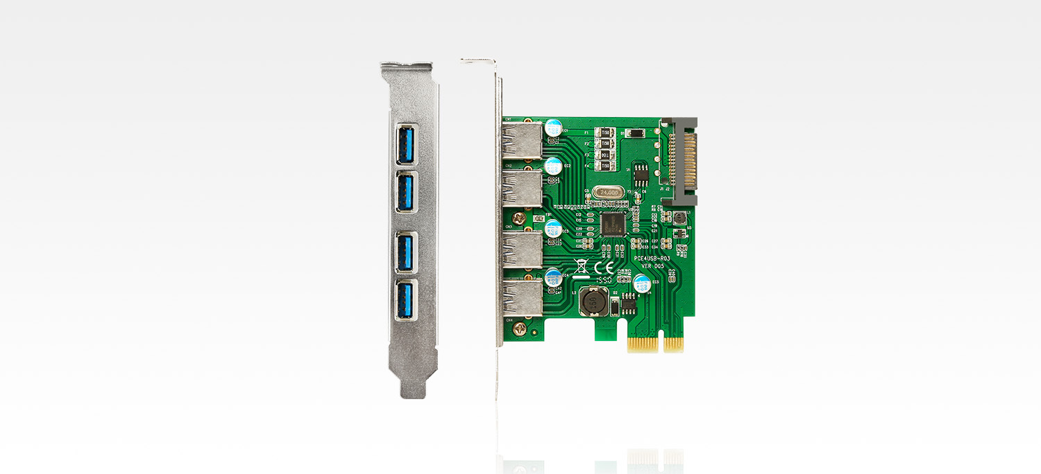 Uptech 登昌恆 UTB254 USB3.0 4Port 4埠 擴充卡