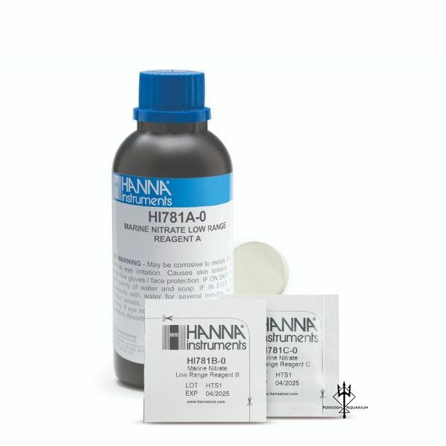 HANNA 蛋蛋機 HI781硝酸鹽測試劑補充包-25入  (0.00-5.00ppm)