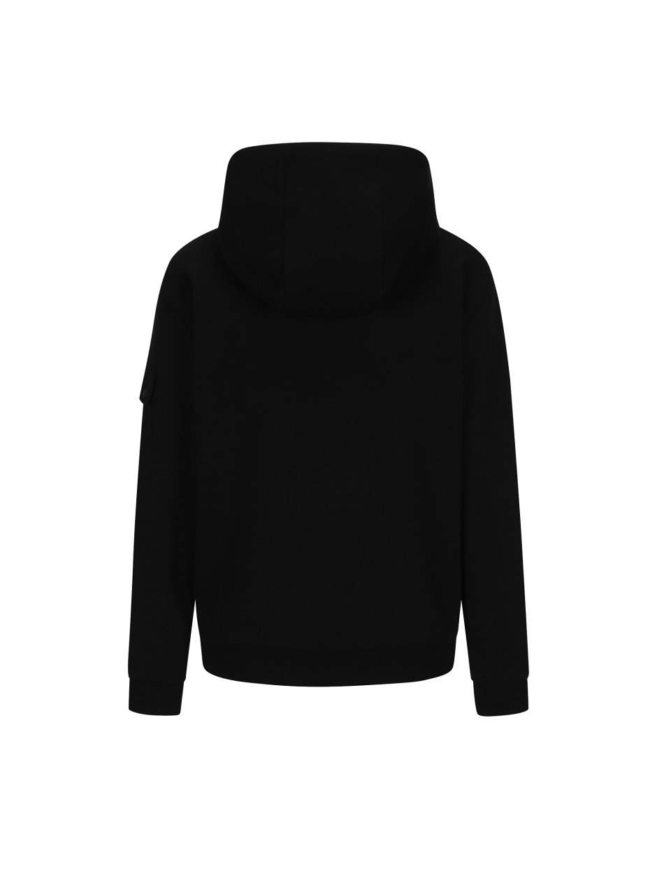 Discovery 連帽 日常 兩層式 訓練夾克 風衣 外套 黑色 男