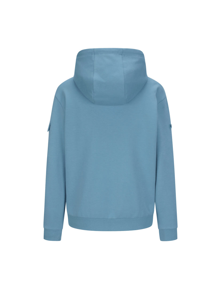 Discovery 連帽 日常 兩層式 訓練夾克 風衣 外套 藍色 男