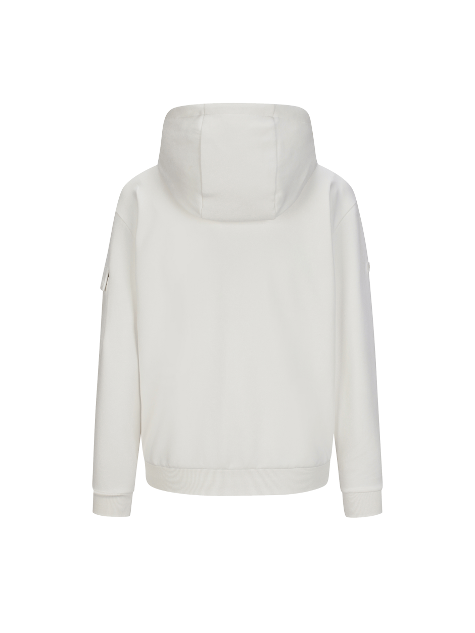 Discovery 連帽 日常 兩層式 訓練夾克 風衣 外套 象牙白色 男