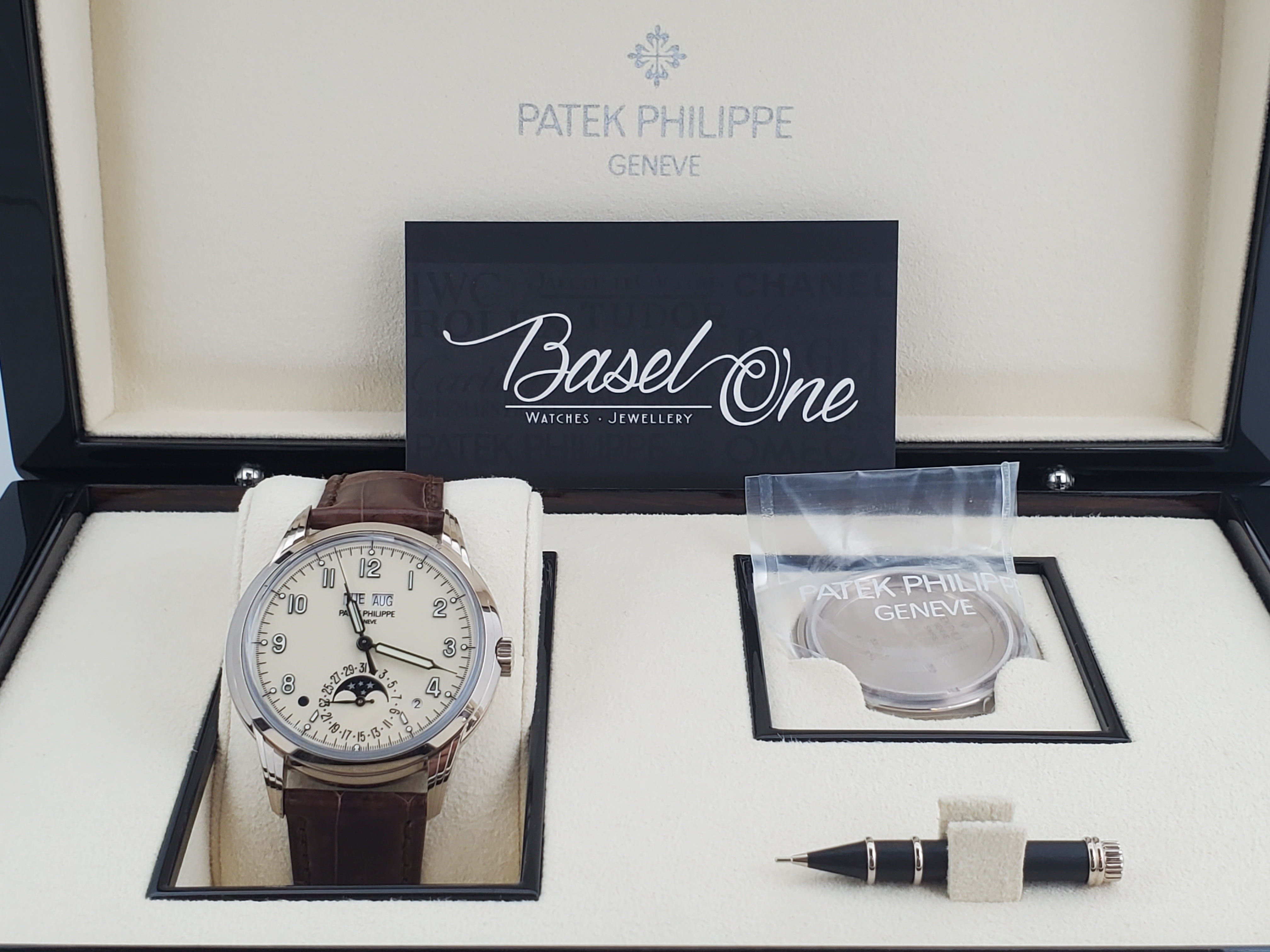 BRAND NEW 5320G-001 5320 PATEK GRAND COMPLICATION CREAM DIAL ROSE GOLD 40MM ALLIGATOR STRAP