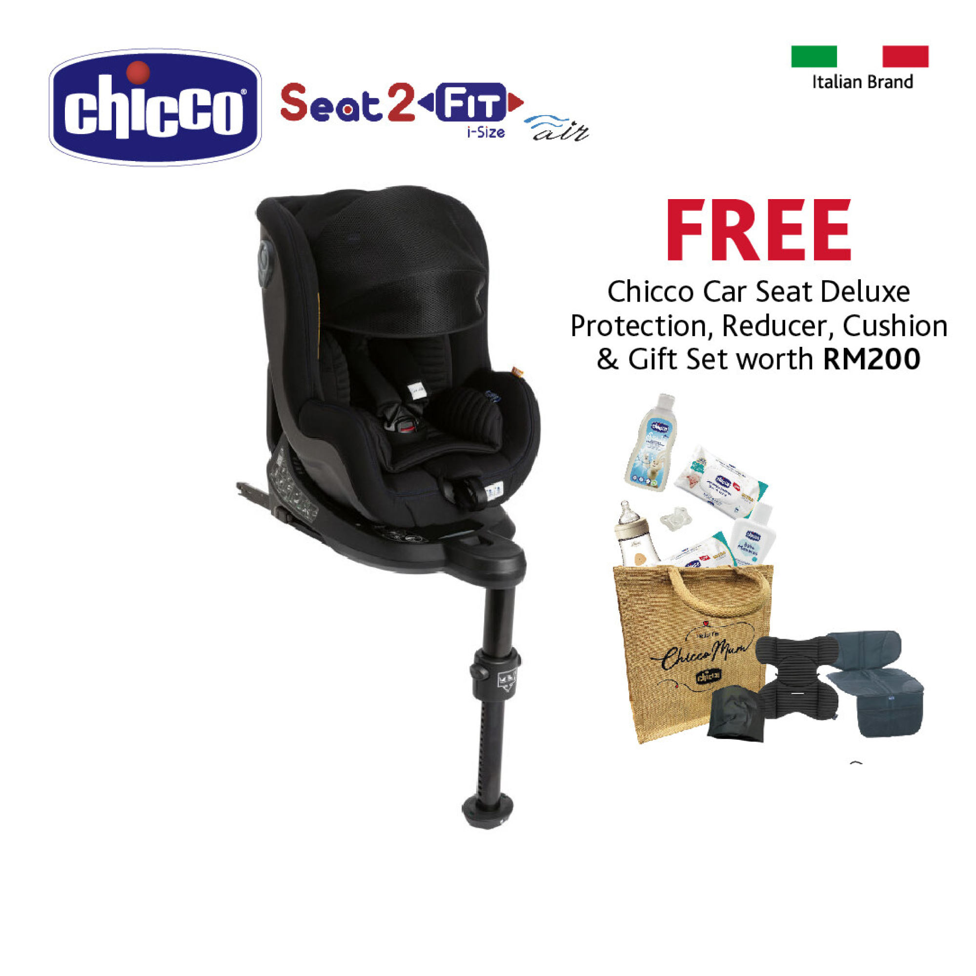 Chicco Seat2Fit I-Size Air 360 Spin Isofix Convertible Baby Car Seat