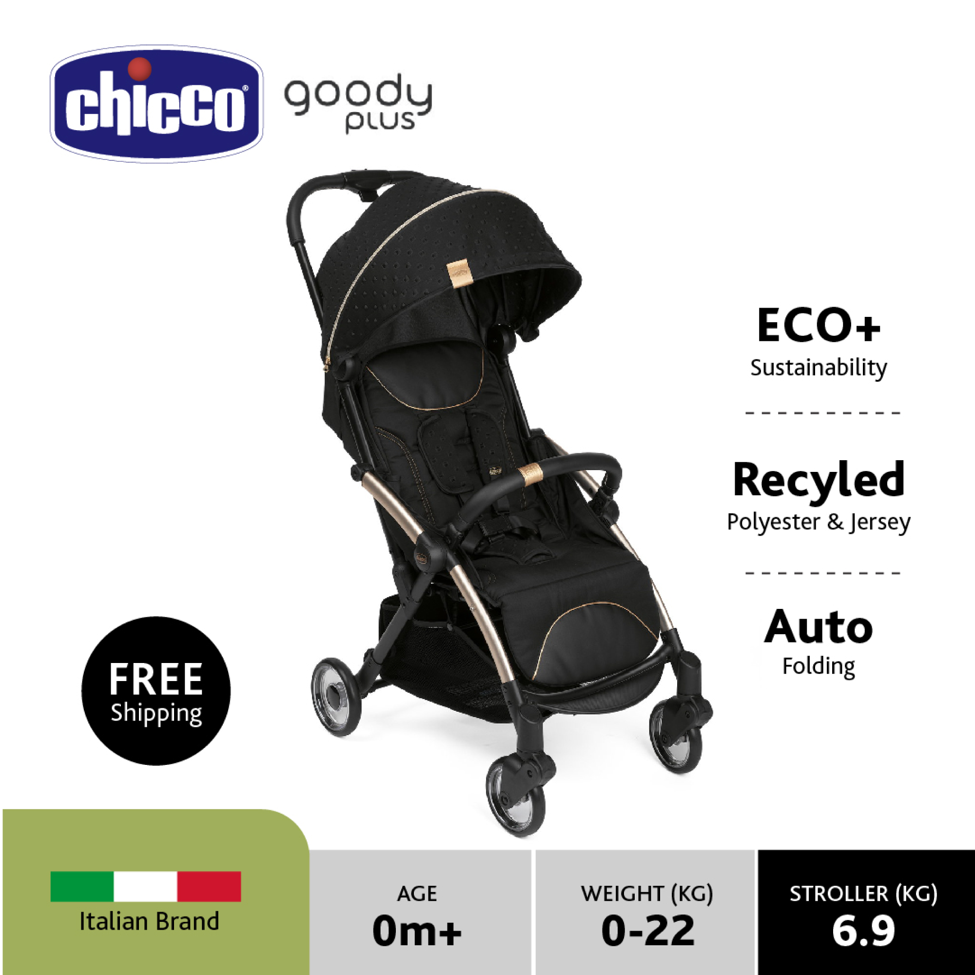 Chicco Goody Plus Stroller (ECO+)