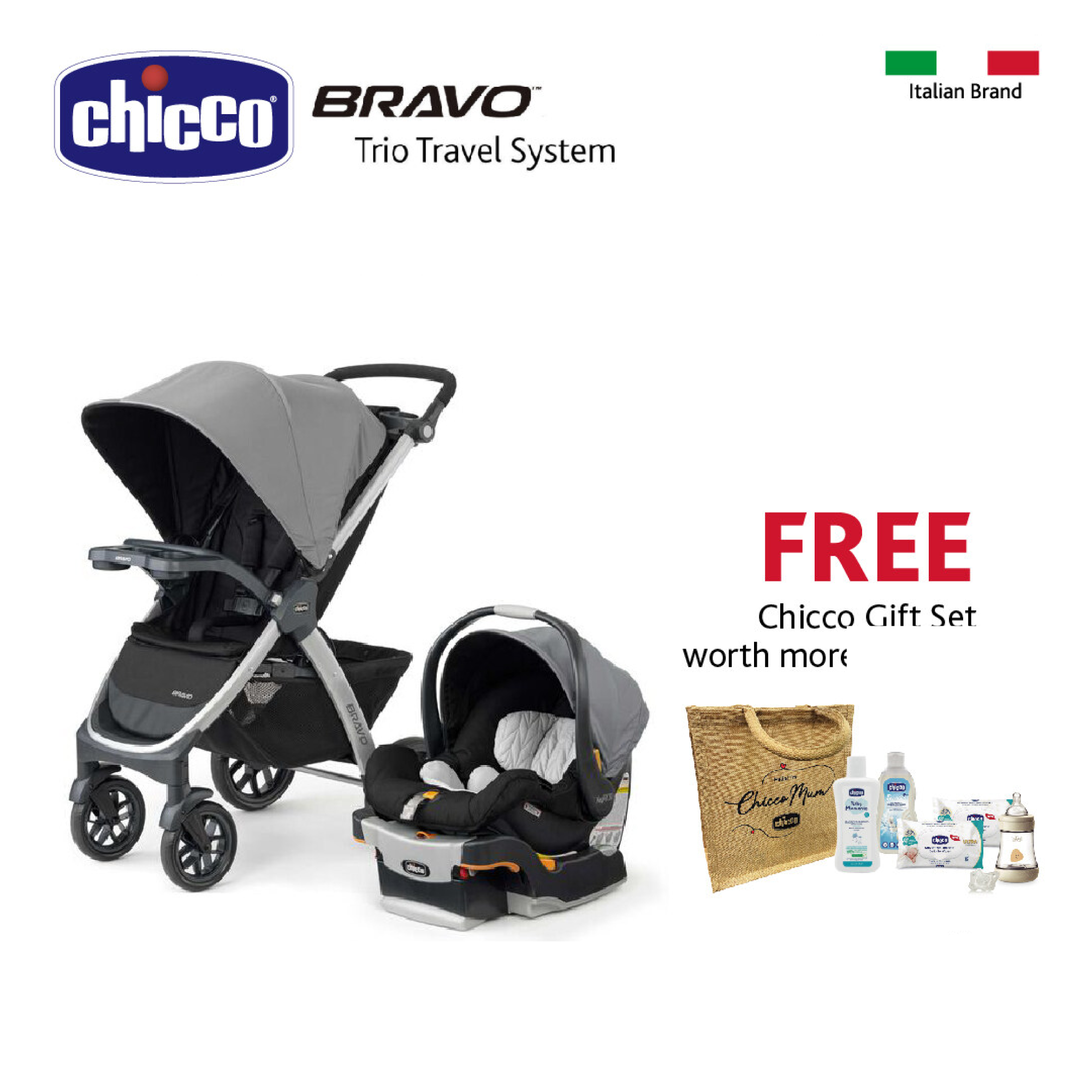 Chicco Bravo Trio Travel System
