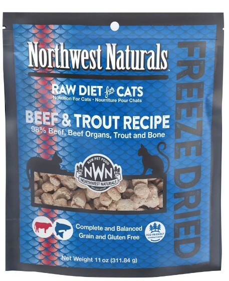 Northwest Naturals 凍乾貓糧系列 - 牛肉 鱒魚 11OZ