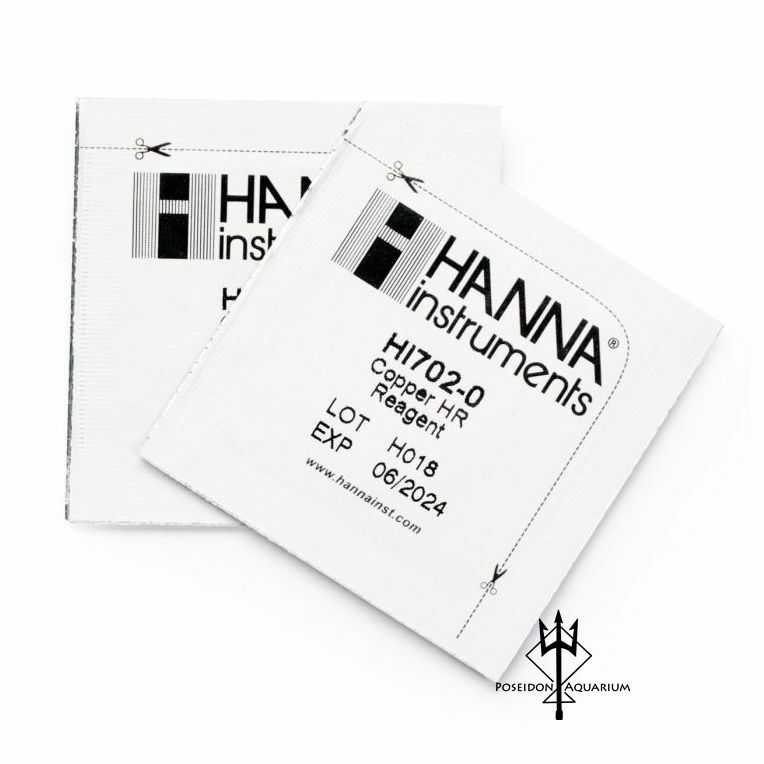 HANNA 蛋蛋機 HI702-25 高濃度銅離子測試儀 測試劑補充包25入 (0.00-5.00ppm)