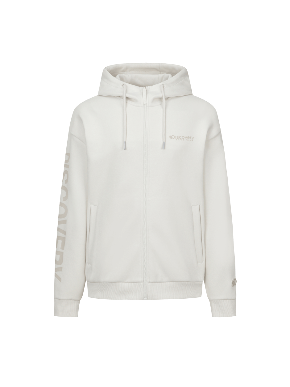 Discovery Logoblock 連帽 夾克 外套 白色 男