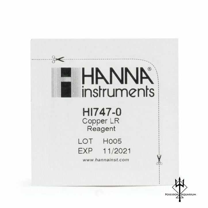 HANNA 蛋蛋機 HI747-25 高濃度銅離子測試儀 測試劑補充包25入 (0.00-5.00ppm)