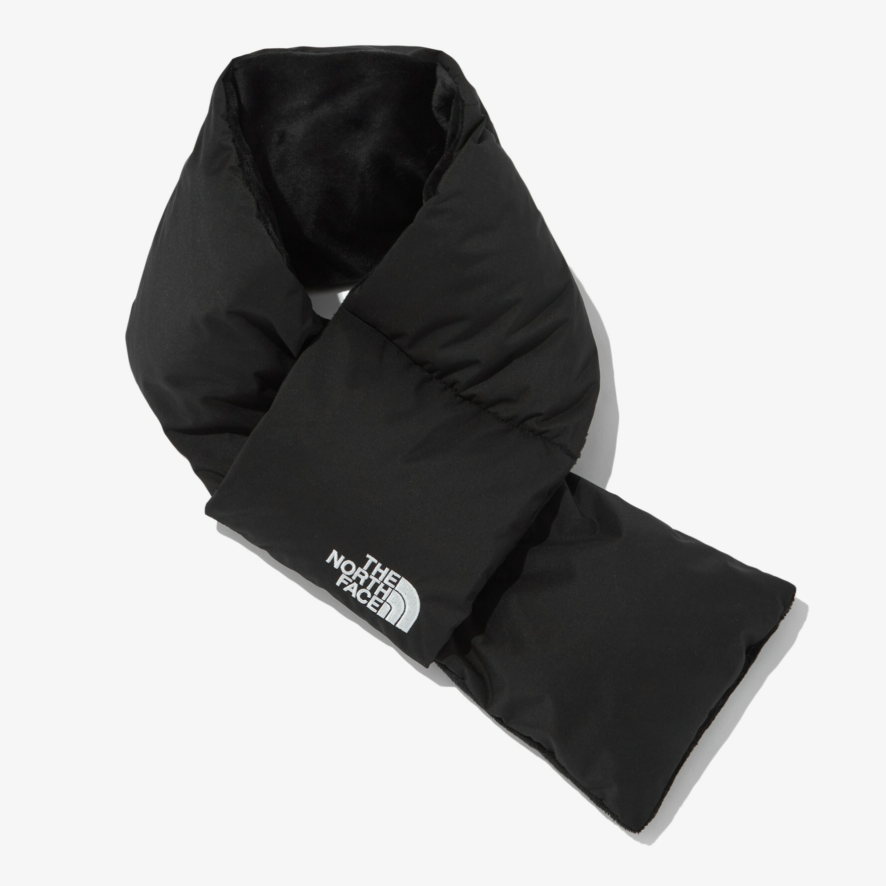 THE NORTH FACE 白標 T-BALL MUFFLER 羽絨 圍脖 黑 NA5IN51J