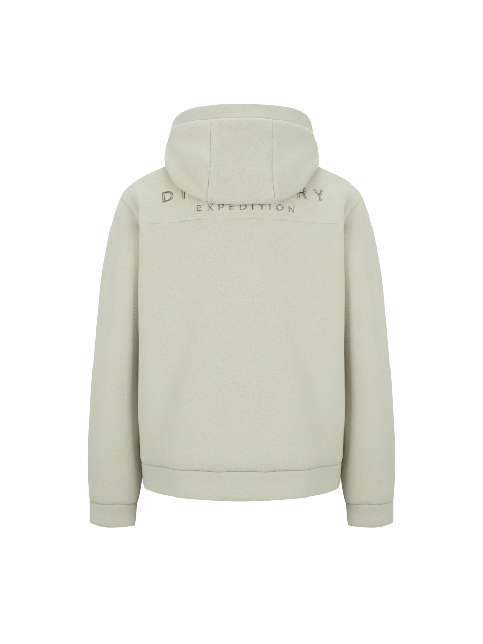 Discovery Essential Bonding 抓絨 連帽夾克 外套 米色 男