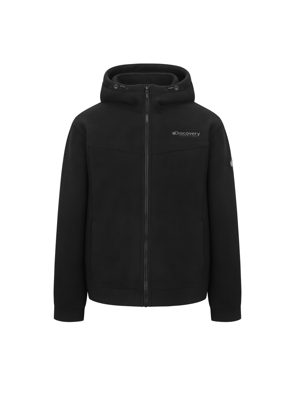 Discovery Essential Bonding 抓絨 連帽夾克 外套 黑色 男