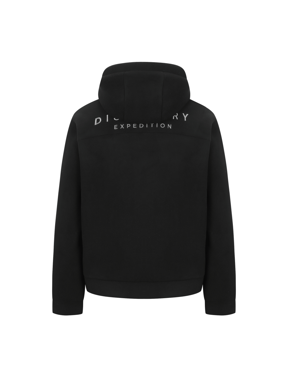 Discovery Essential Bonding 抓絨 連帽夾克 外套 黑色 男