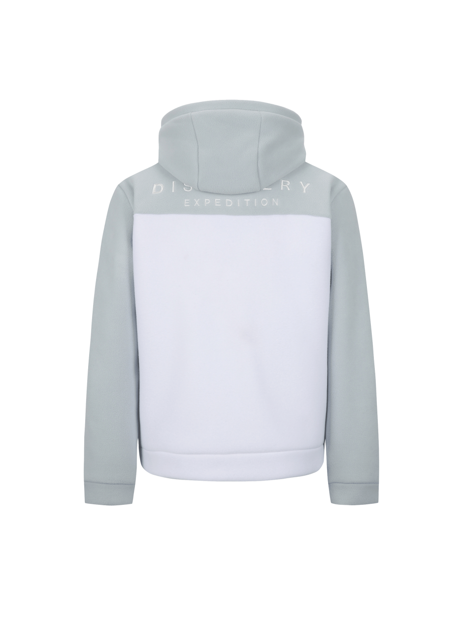 Discovery Essential Bonding 抓絨 連帽夾克 外套 綠白