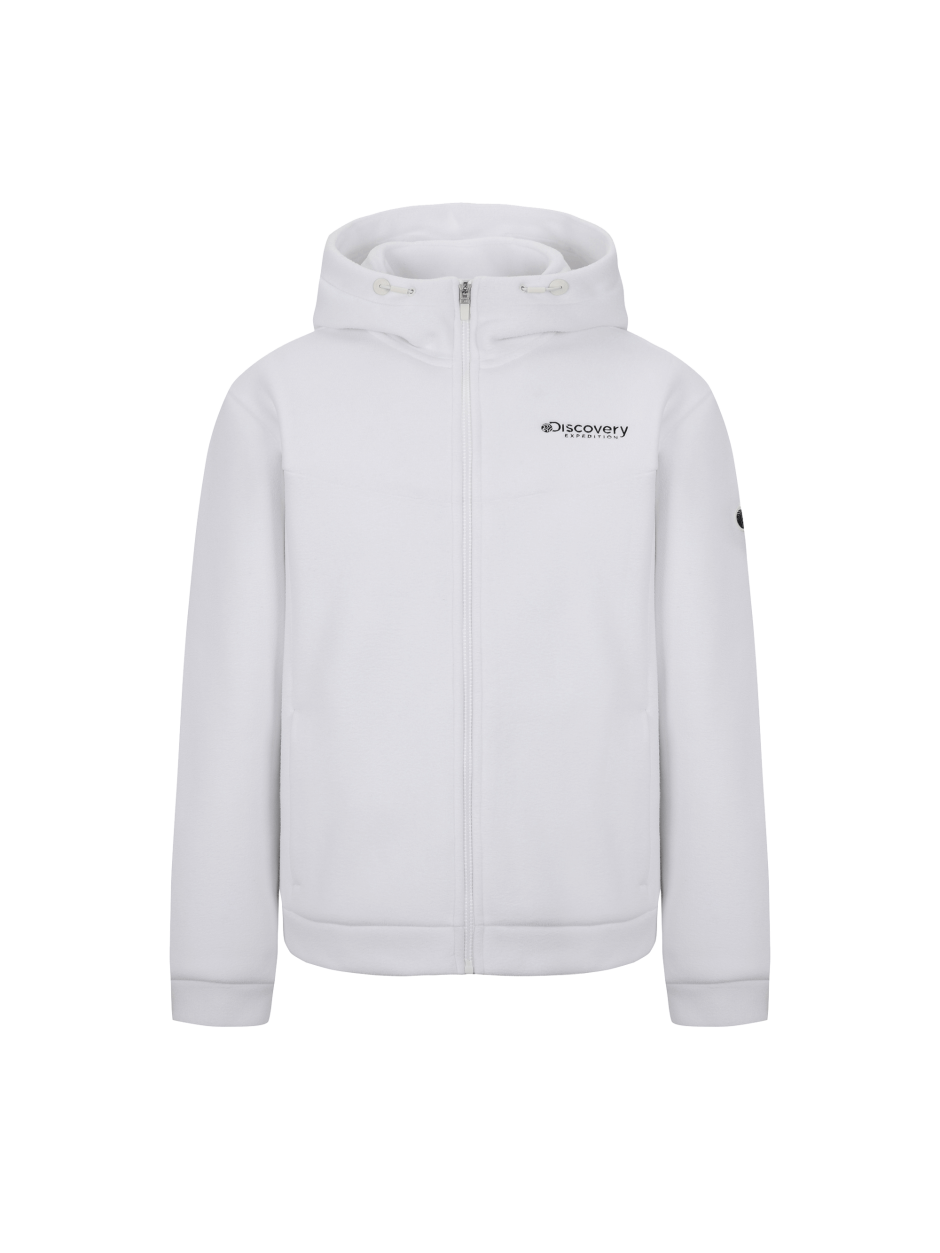 Discovery Essential Bonding 抓絨 連帽夾克 外套 白
