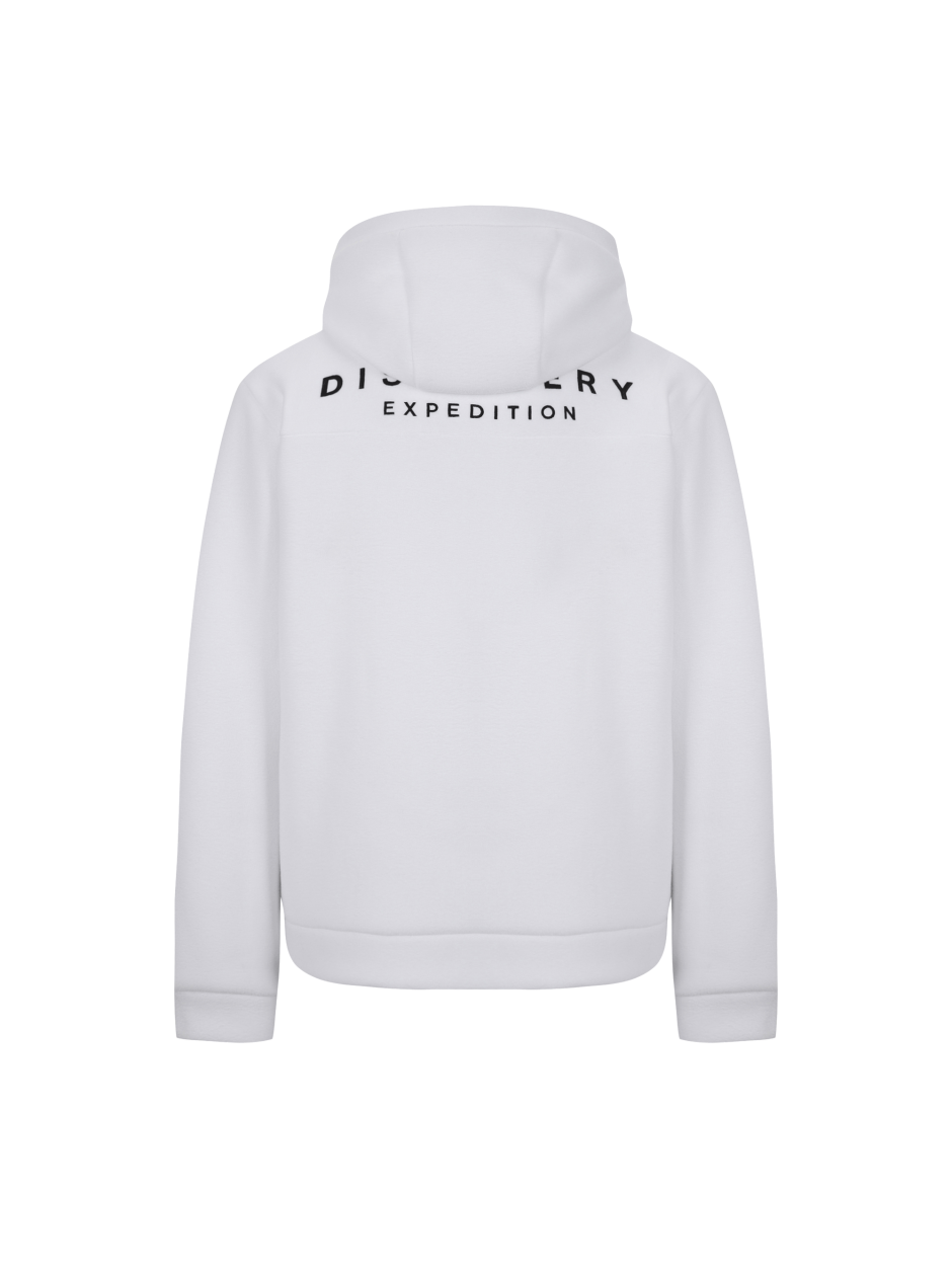 Discovery Essential Bonding 抓絨 連帽夾克 外套 白