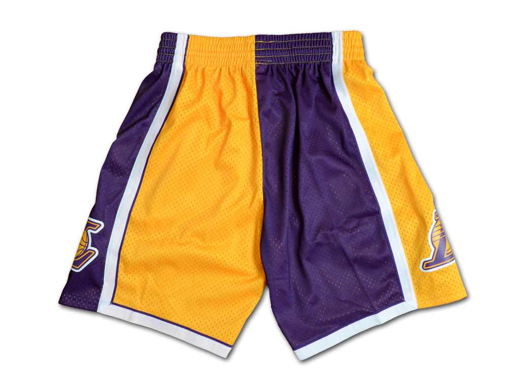 Mitchell & Ness 洛杉磯湖人隊 Split Swingman 球褲