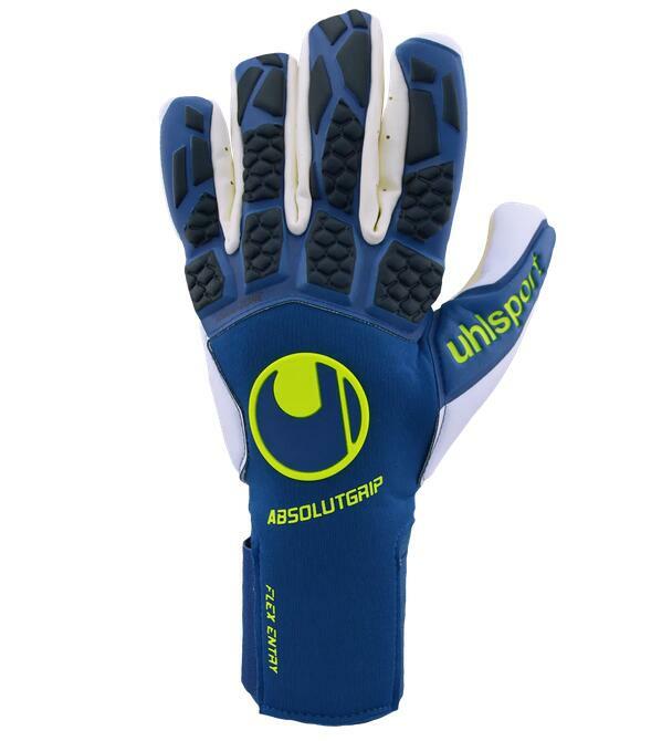 Uhlsport Hyperact Absolutgrip NC 藍色龍門手套
