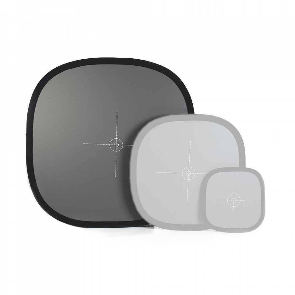 Carte Balance Pliable 12 Pouces Gris Blanc pour Rendu Photo Précis