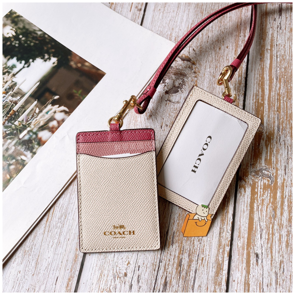 【現貨】Coach 證件套 ID 卡套 卡夾 掛脖套