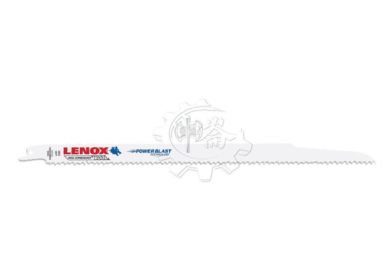 ＊中崙五金【附發票】LENOX狼牌 12"*6T雙金屬軍刀鋸片 型號:156R 適用於木料/嵌釘木料