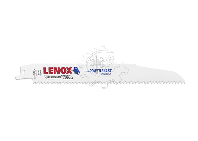 ＊中崙五金【附發票】LENOX狼牌 9"*6T雙金屬軍刀鋸片 型號:956R 適用於木料/嵌釘木料