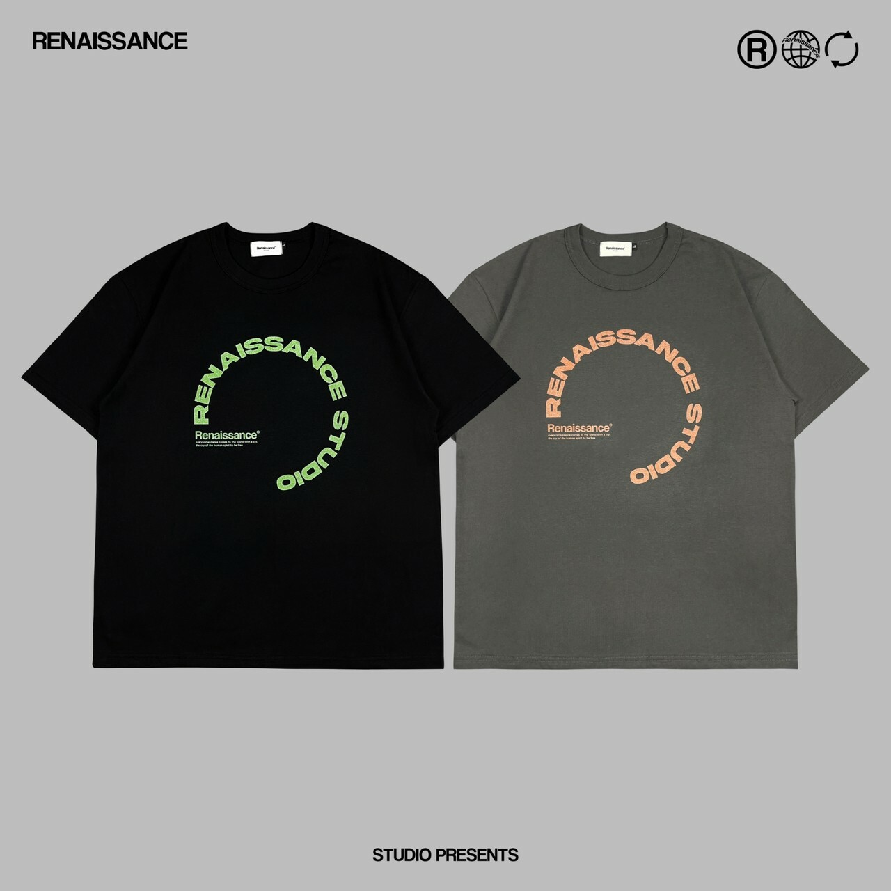 RENAISSANCE 圓環字體 Logo  短袖 T “  CIRCLE LOGO TEE “