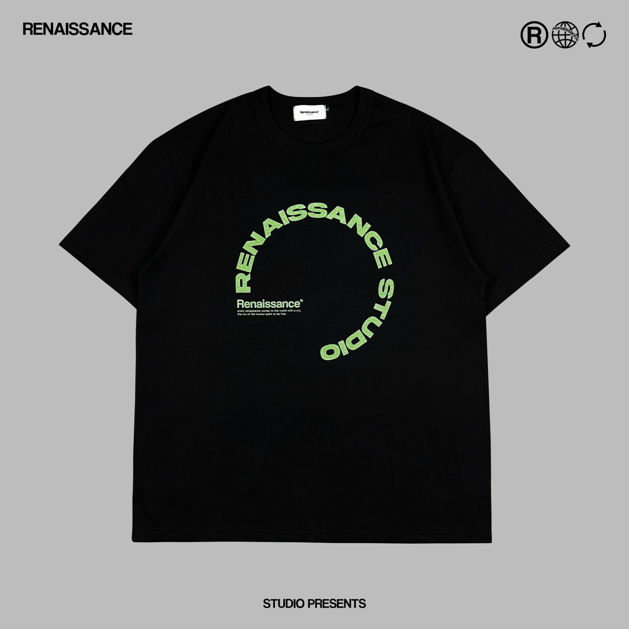 RENAISSANCE 圓環字體 Logo  短袖 T “  CIRCLE LOGO TEE “