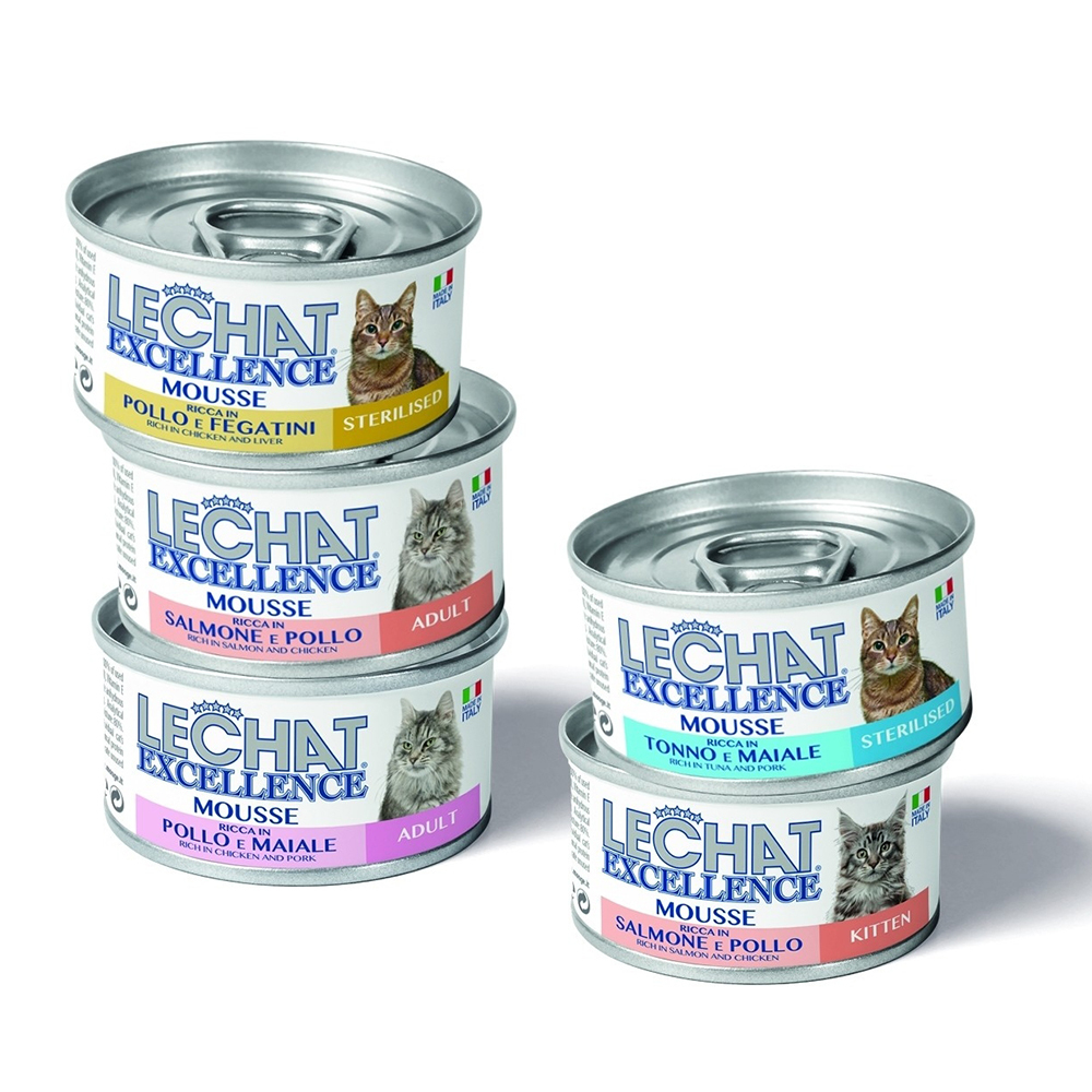 【Excellence卓越】卓越無榖主食貓罐85g  (幼貓/成貓/結紮貓) 24入